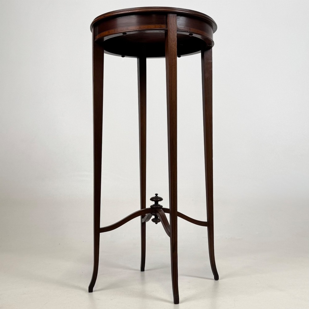 Antique 20th Century Edwardian Side Table In Mahogany View VI
