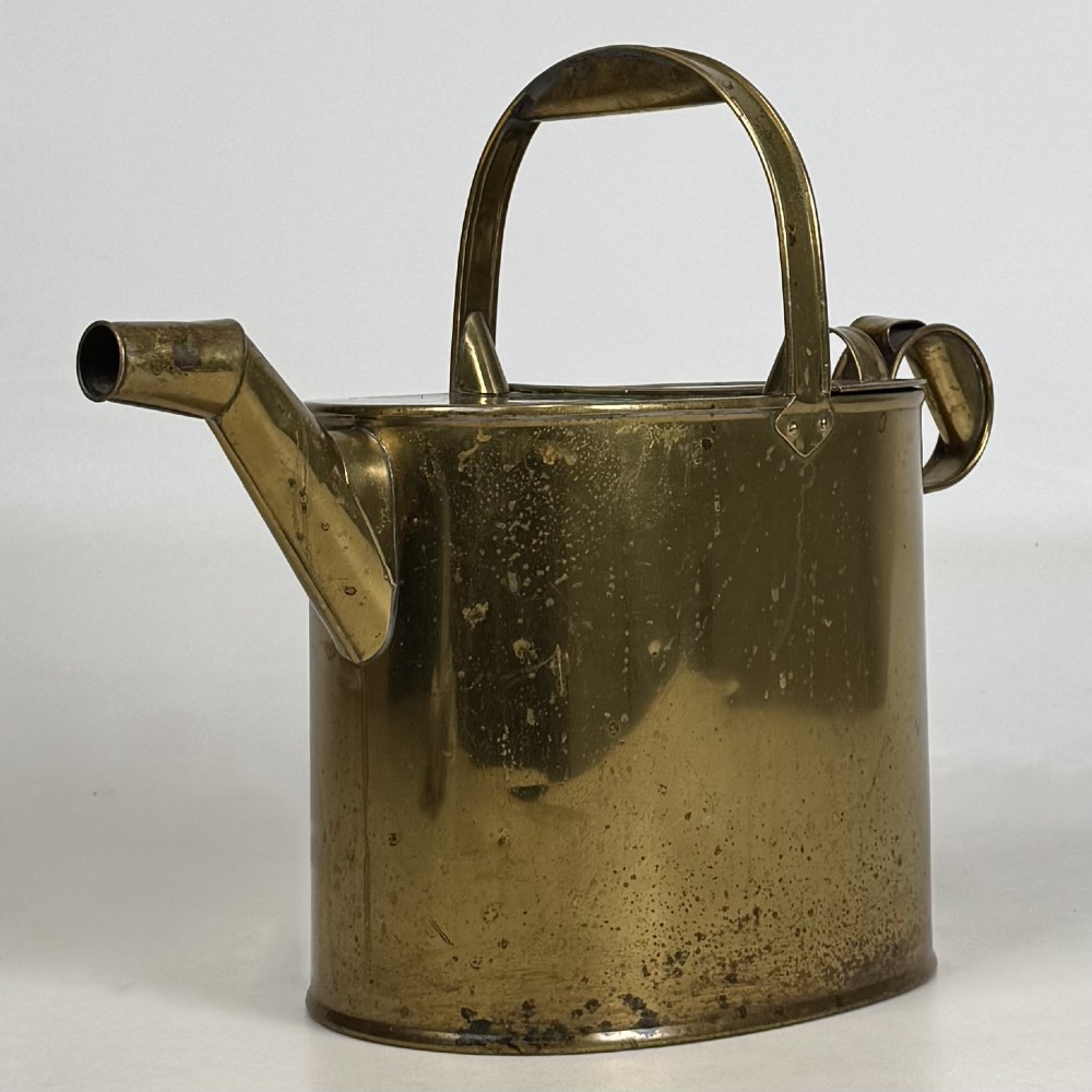 Antique 19th Century Victorian Brass Watering Can