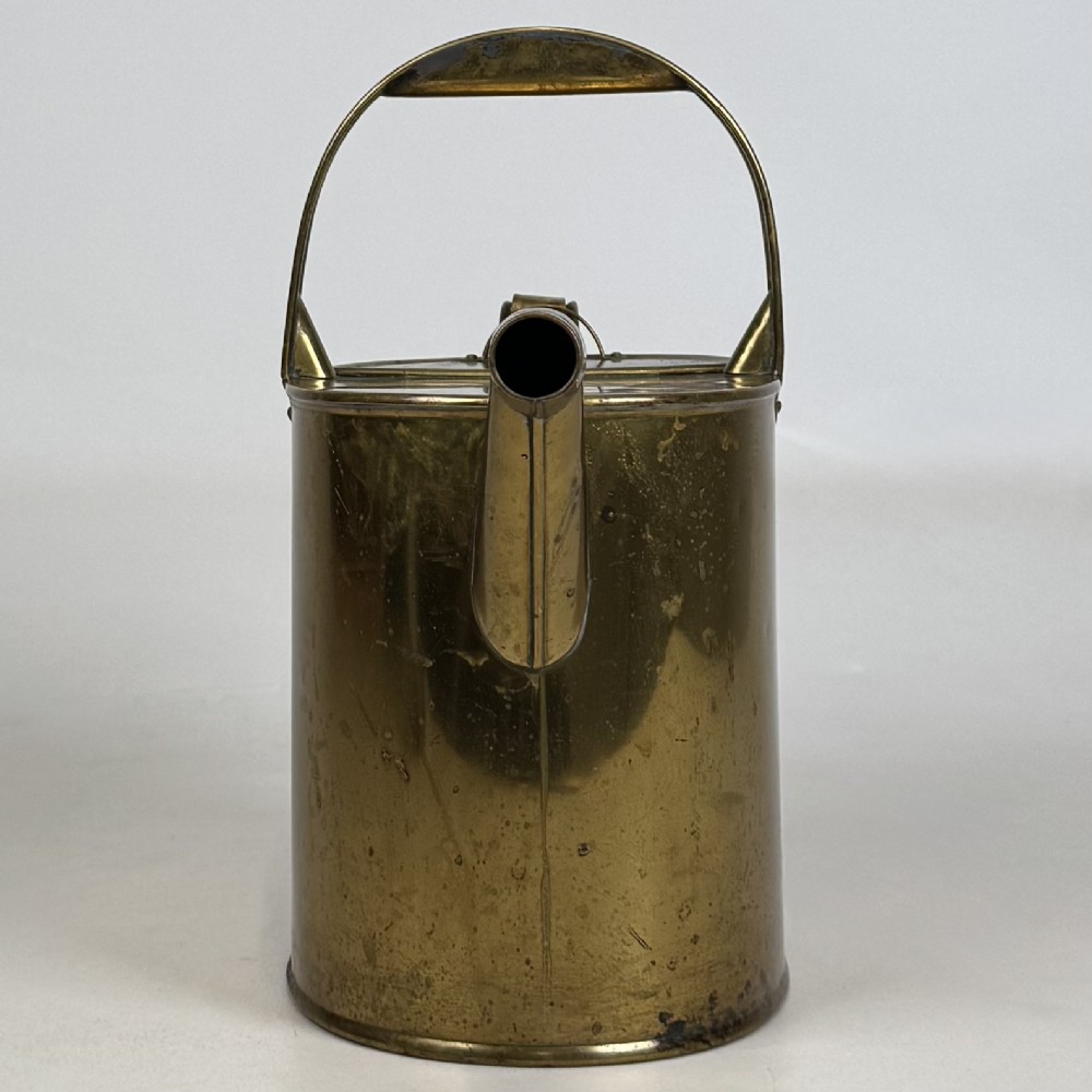 Antique 19th Century Victorian Brass Watering Can View IX