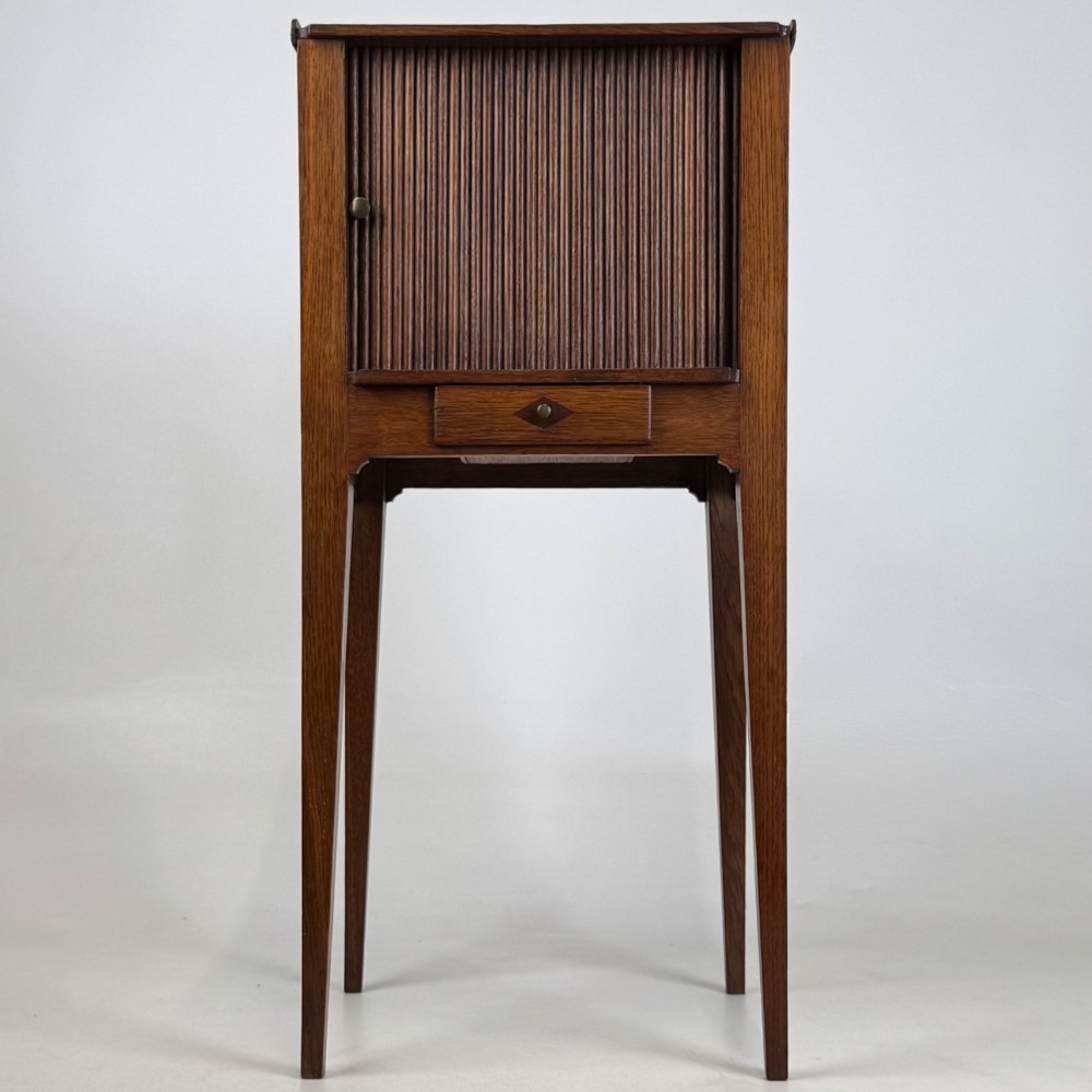 Antique 19th Century Small Dutch Cabinet In Oak