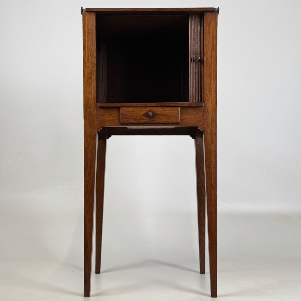 Antique 19th Century Small Dutch Cabinet In Oak View II
