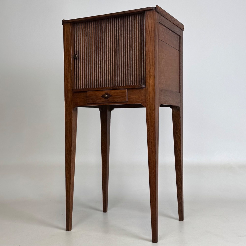 Antique 19th Century Small Dutch Cabinet In Oak View III