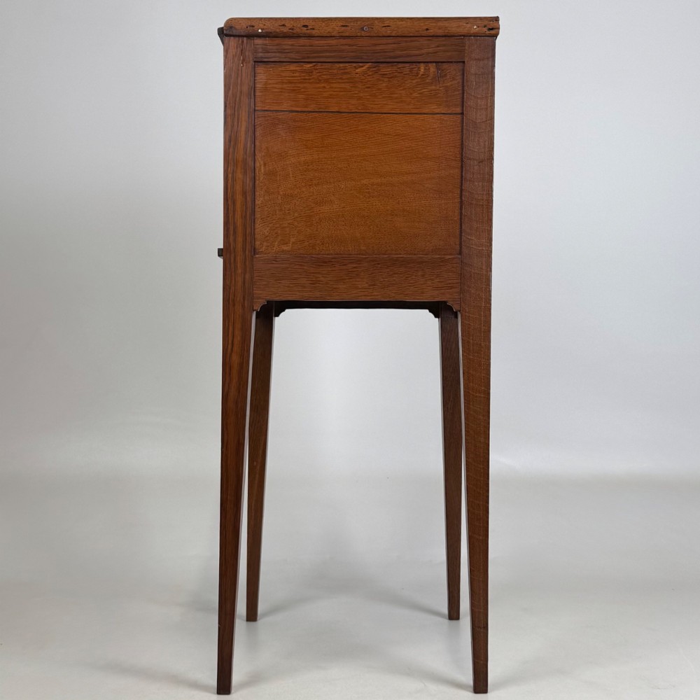 Antique 19th Century Small Dutch Cabinet In Oak View IV