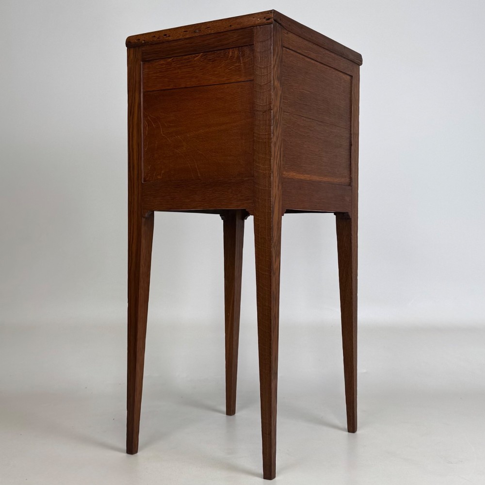 Antique 19th Century Small Dutch Cabinet In Oak View V