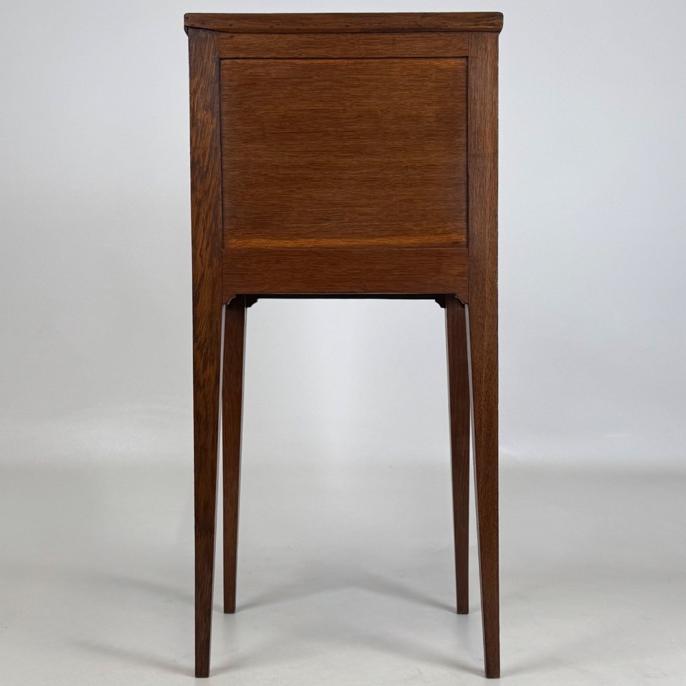 Antique 19th Century Small Dutch Cabinet In Oak View VI