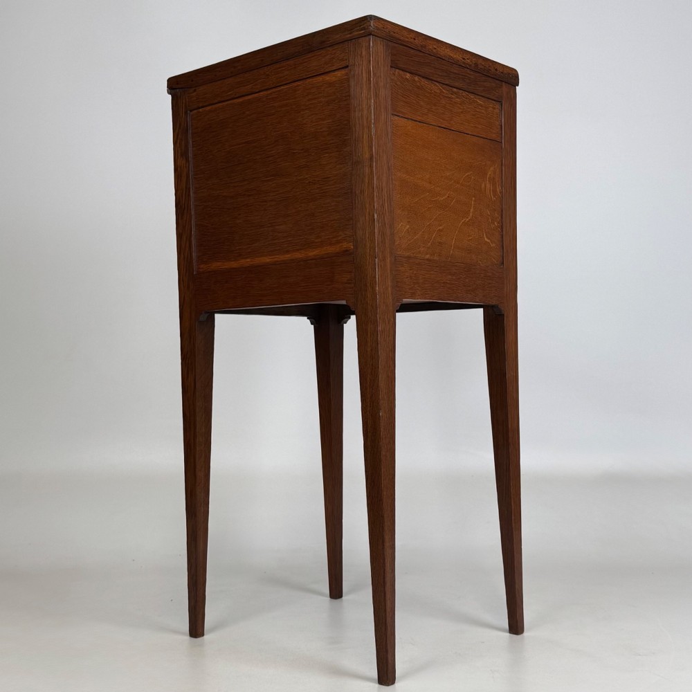 Antique 19th Century Small Dutch Cabinet In Oak View VII