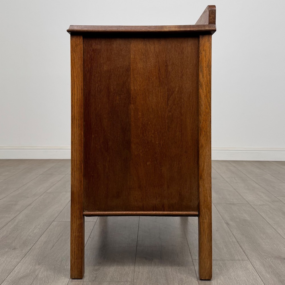 Antique 20th Century Chest Of Drawers In Golden Oak View III