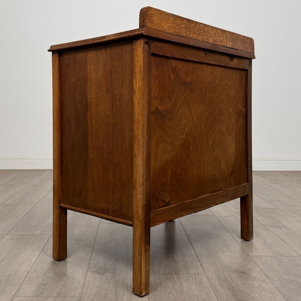 Antique 20th Century Chest Of Drawers In Golden Oak View IV