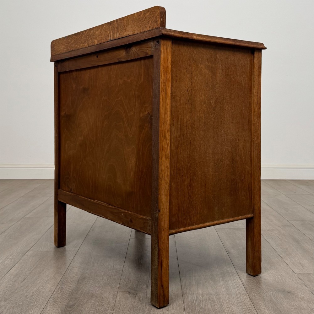 Antique 20th Century Chest Of Drawers In Golden Oak View VI