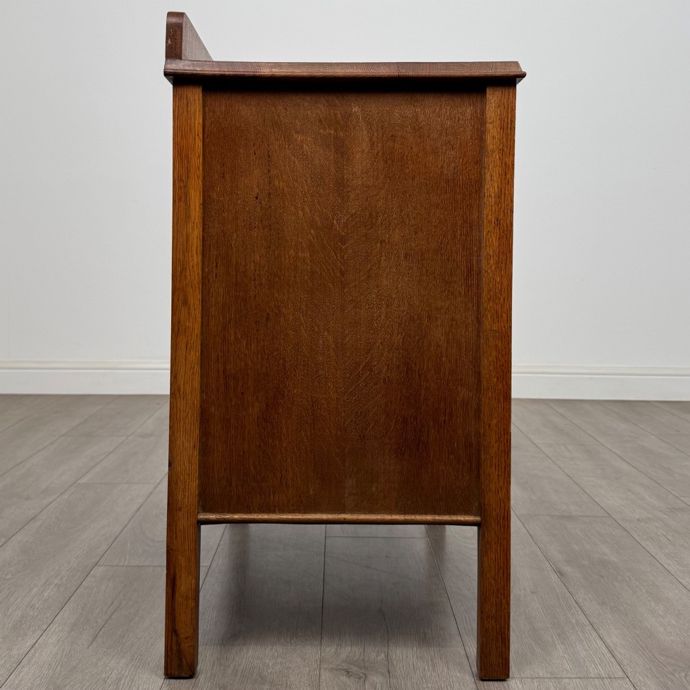 Antique 20th Century Chest Of Drawers In Golden Oak View VII
