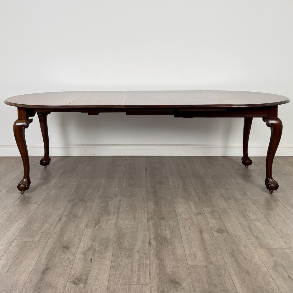 Antique 20th Century Extending Dining Table In Mahogany View II