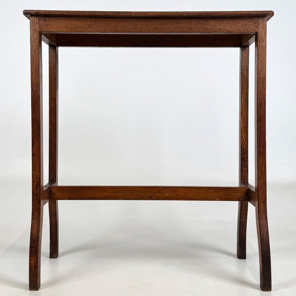 Antique 20th Century Side Table In Golden Oak