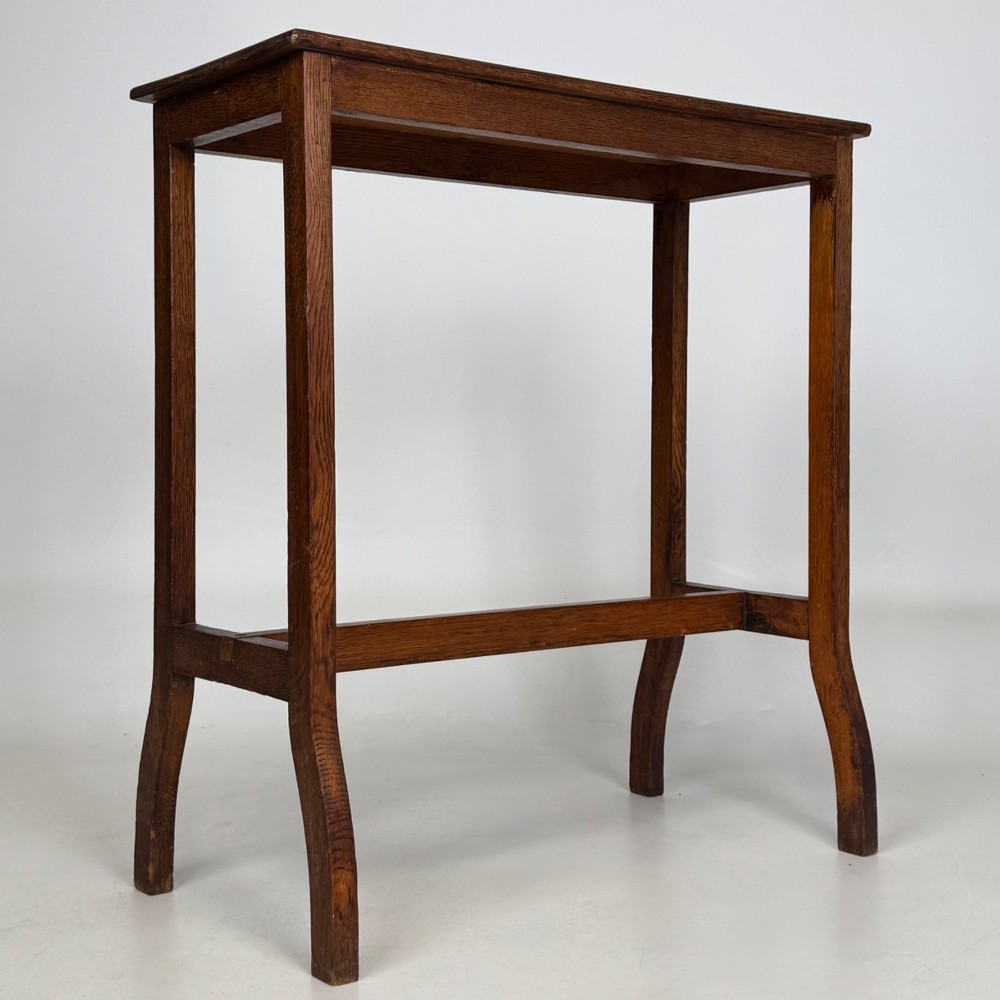 Antique 20th Century Side Table In Golden Oak View VIII