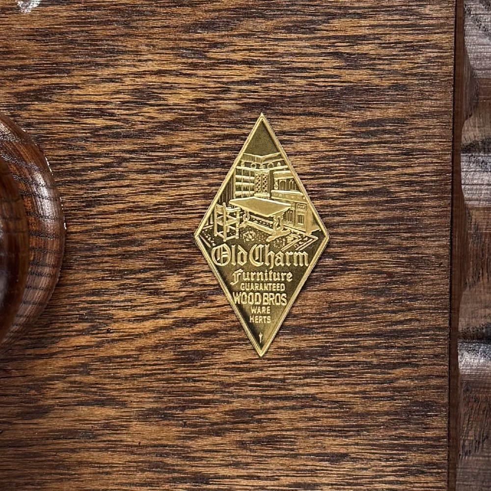 Antique 20th Century Decorative Plant Stand In Oak View X