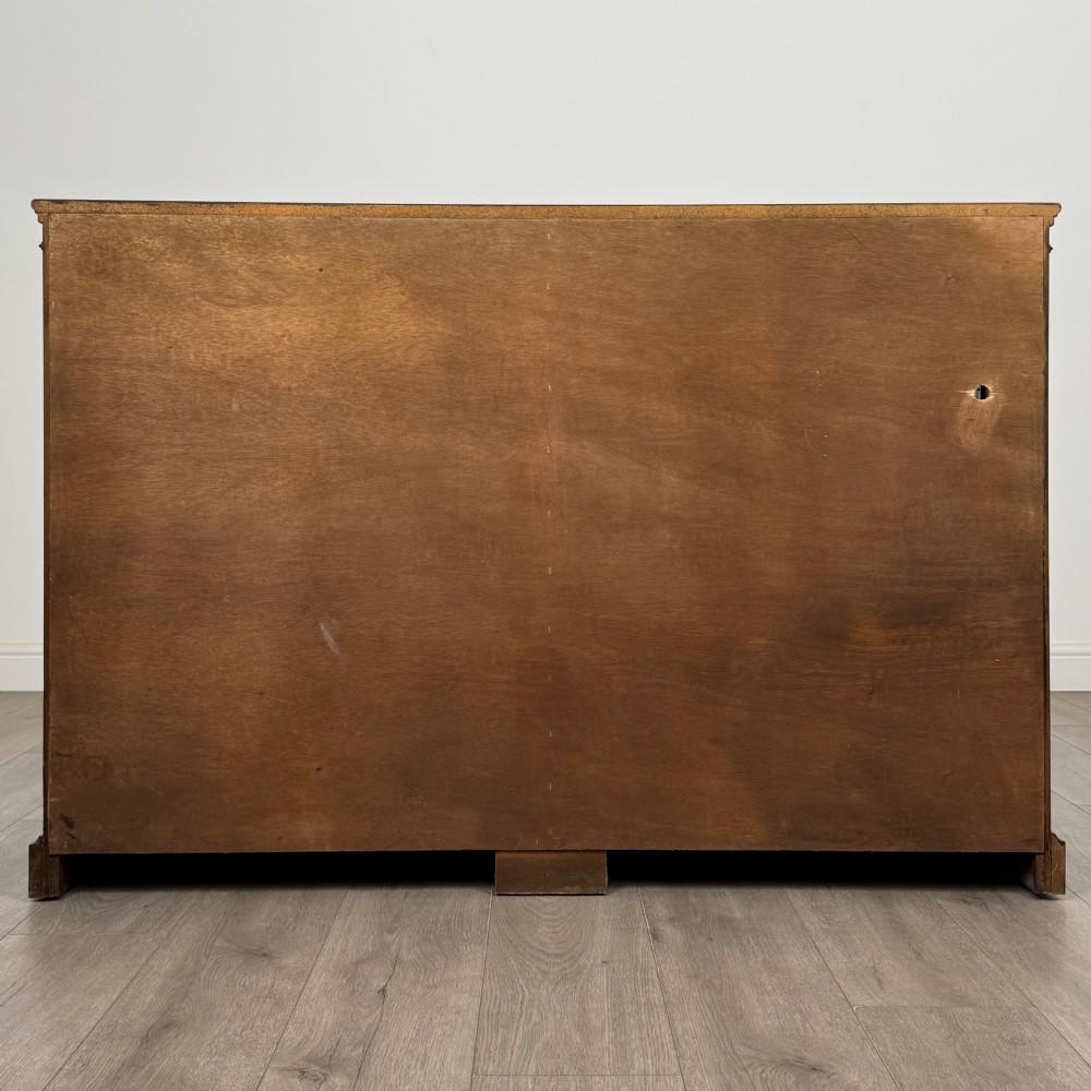 Antique 20th Century Large Open Bookcase In Oak View VI