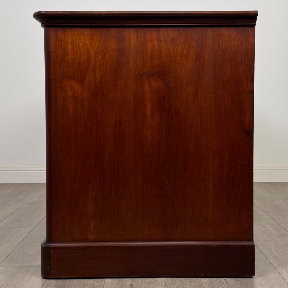 Antique 19th Century Deep Victorian Chest Of Drawers In Mahogany View III