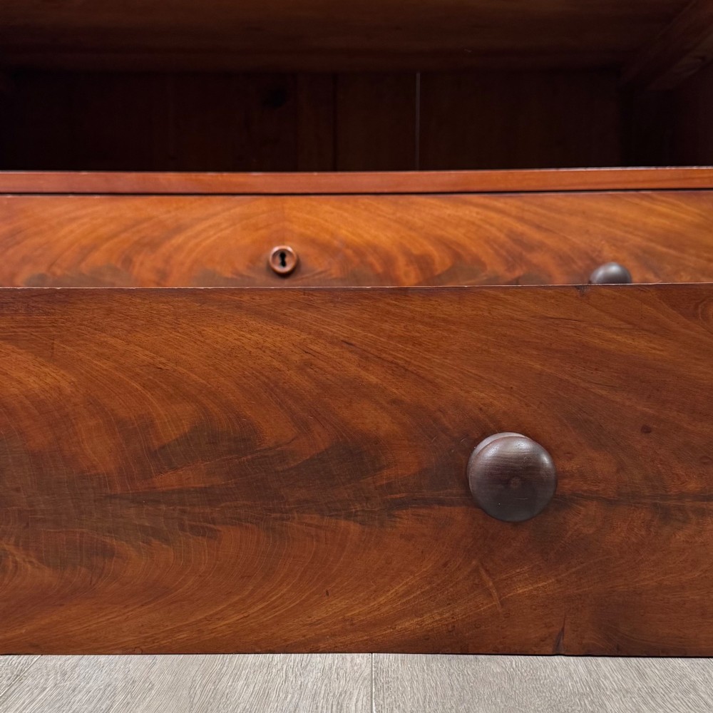 Antique 19th Century Deep Victorian Chest Of Drawers In Mahogany View IX
