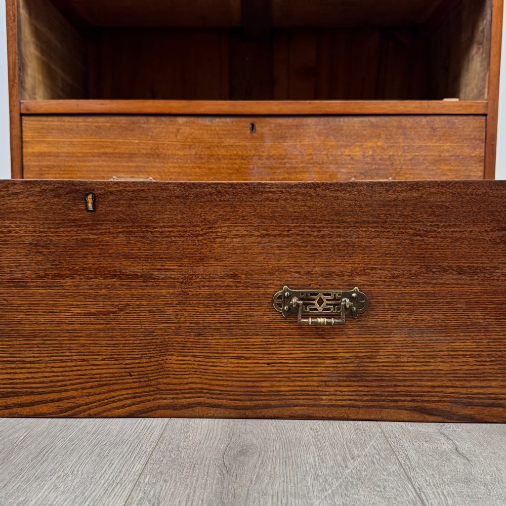 Antique 20th Century Edwardian Chest Of Drawers In Oak View XI