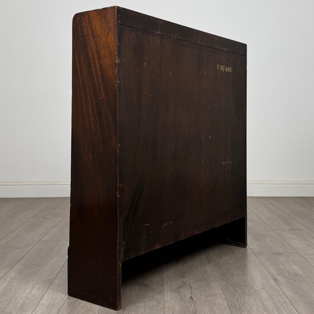 Antique 20th Century Open Bookcase In Mahogany View V