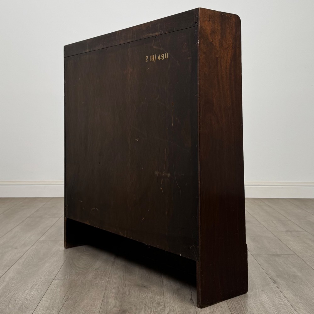 Antique 20th Century Open Bookcase In Mahogany View VII