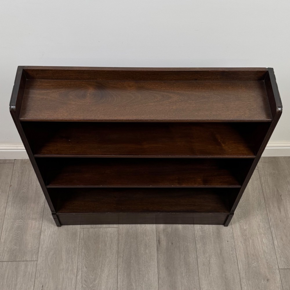 Antique 20th Century Open Bookcase In Mahogany View X