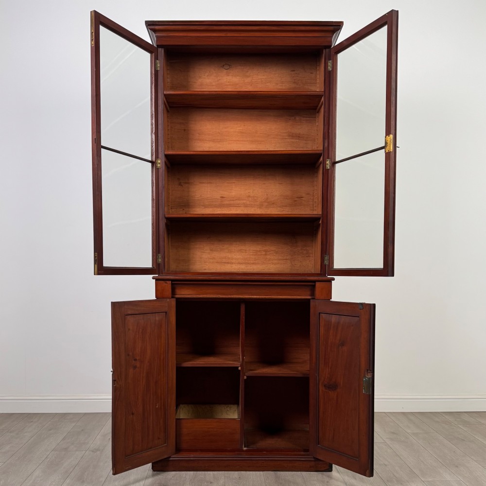 Antique 19th Century Victorian Bookcase In Mahogany View IV