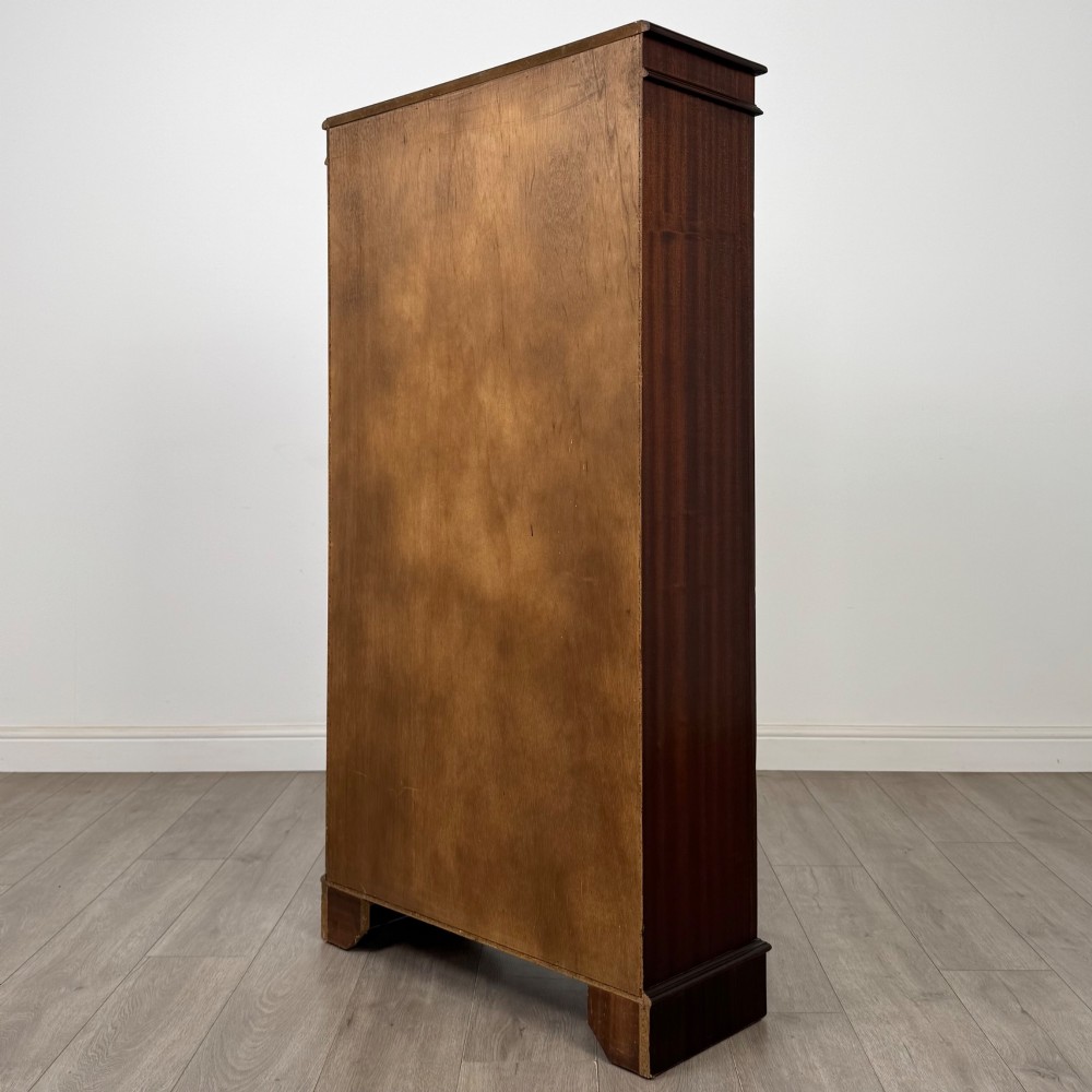Antique 20th Century Open Bookcase In Mahogany View VII