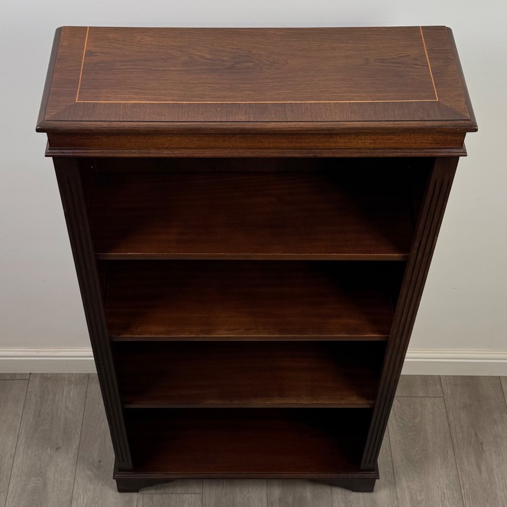 Antique 20th Century Open Bookcase In Mahogany View X