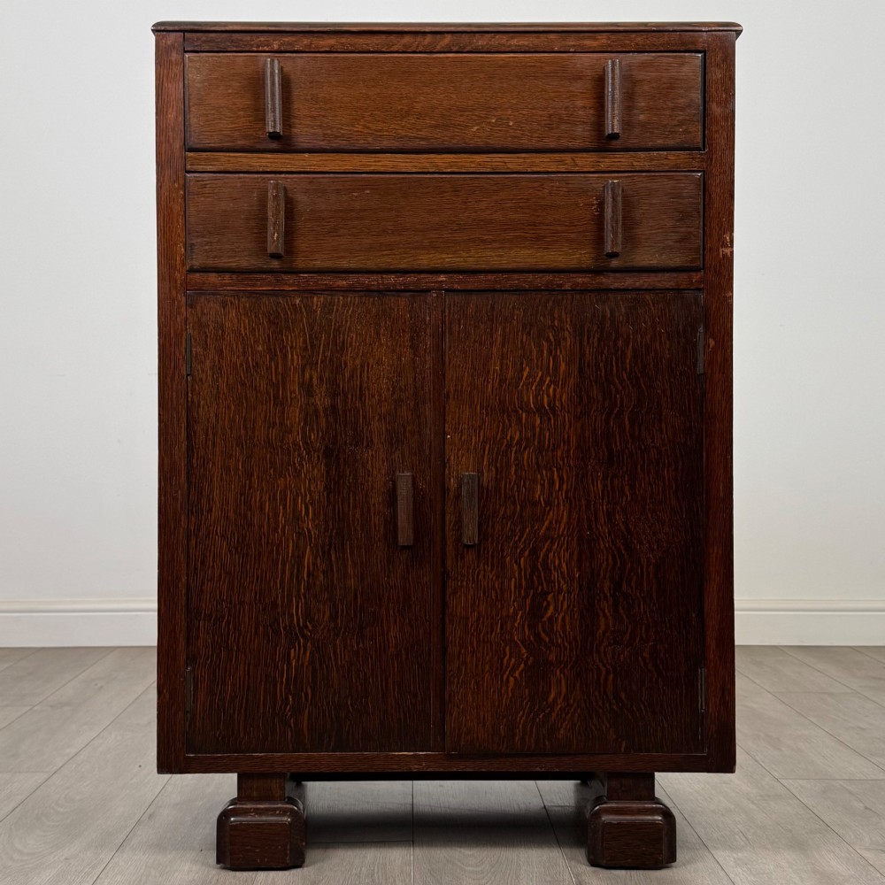 Antique 20th Century Cupboard In Oak