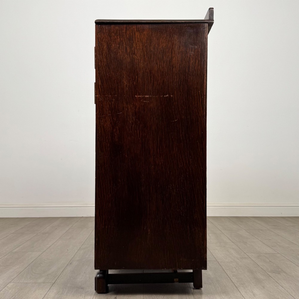 Antique 20th Century Cupboard In Oak View IV