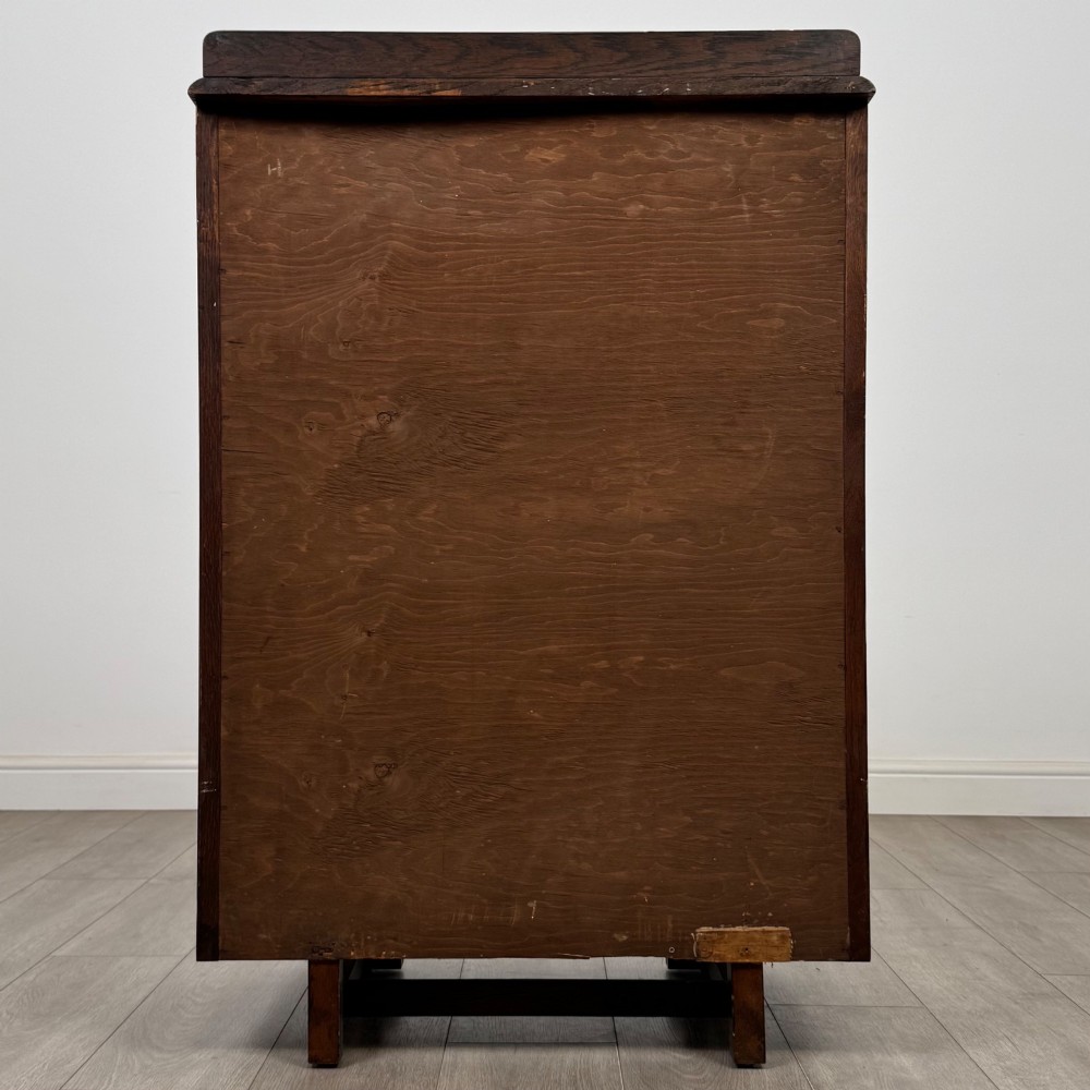 Antique 20th Century Cupboard In Oak View VI