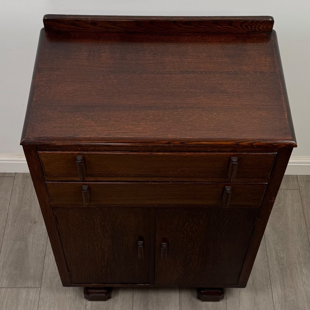 Antique 20th Century Cupboard In Oak View X