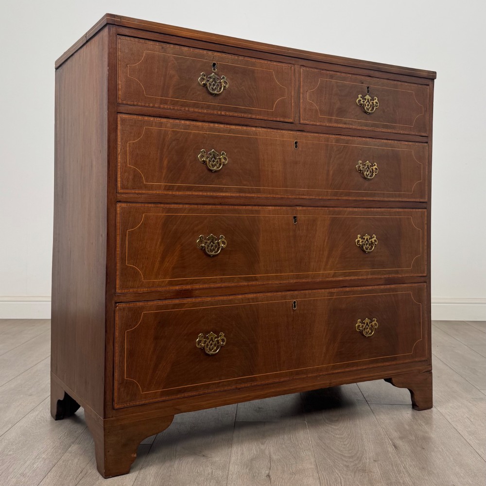 Antique 18th Century Georgian Chest Of Drawers In Mahogany View VIII