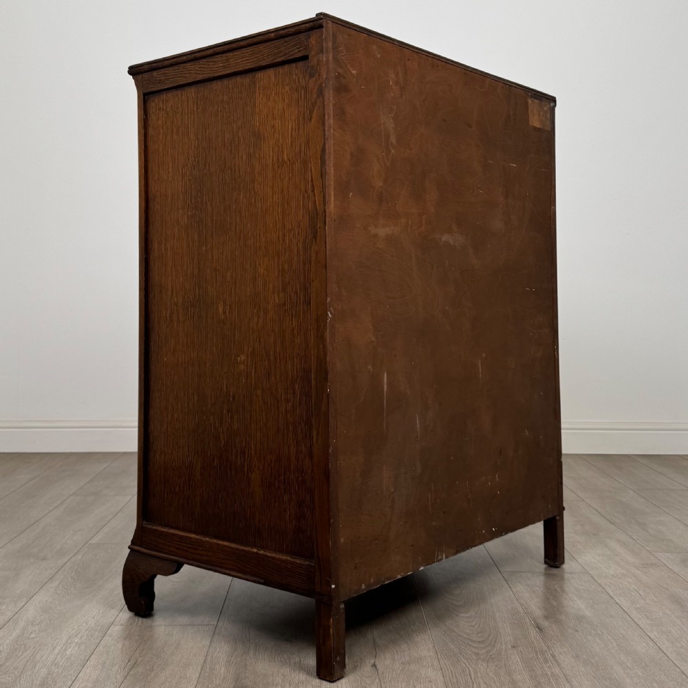 Antique 20th Century Fitted Cupboard In Oak  View V