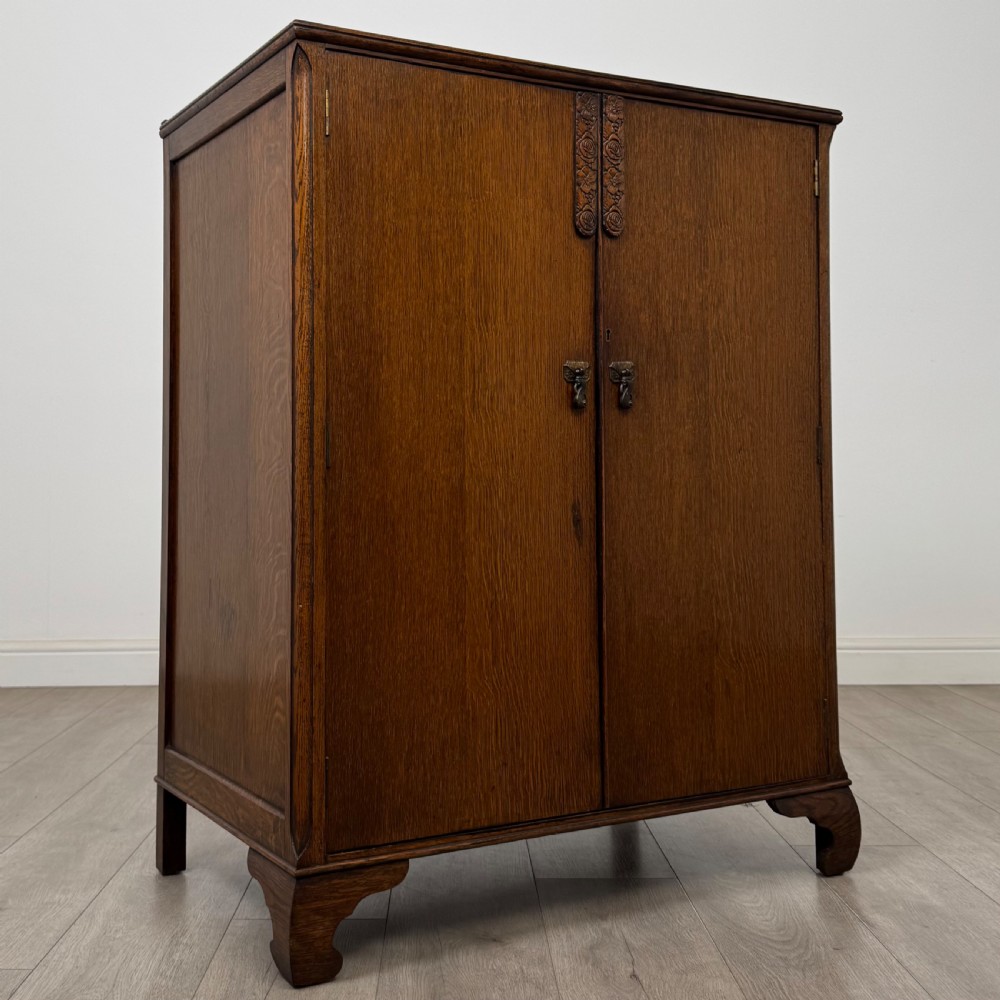 Antique 20th Century Fitted Cupboard In Oak  View IX