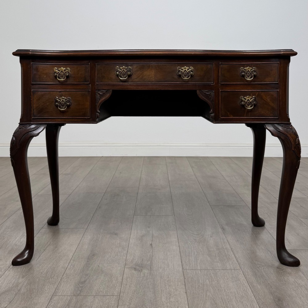 Antique 20th Century Edwardian Writing Table In Mahogany