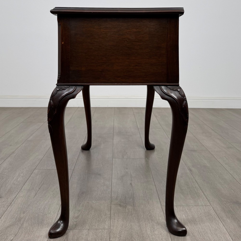 Antique 20th Century Edwardian Writing Table In Mahogany View III