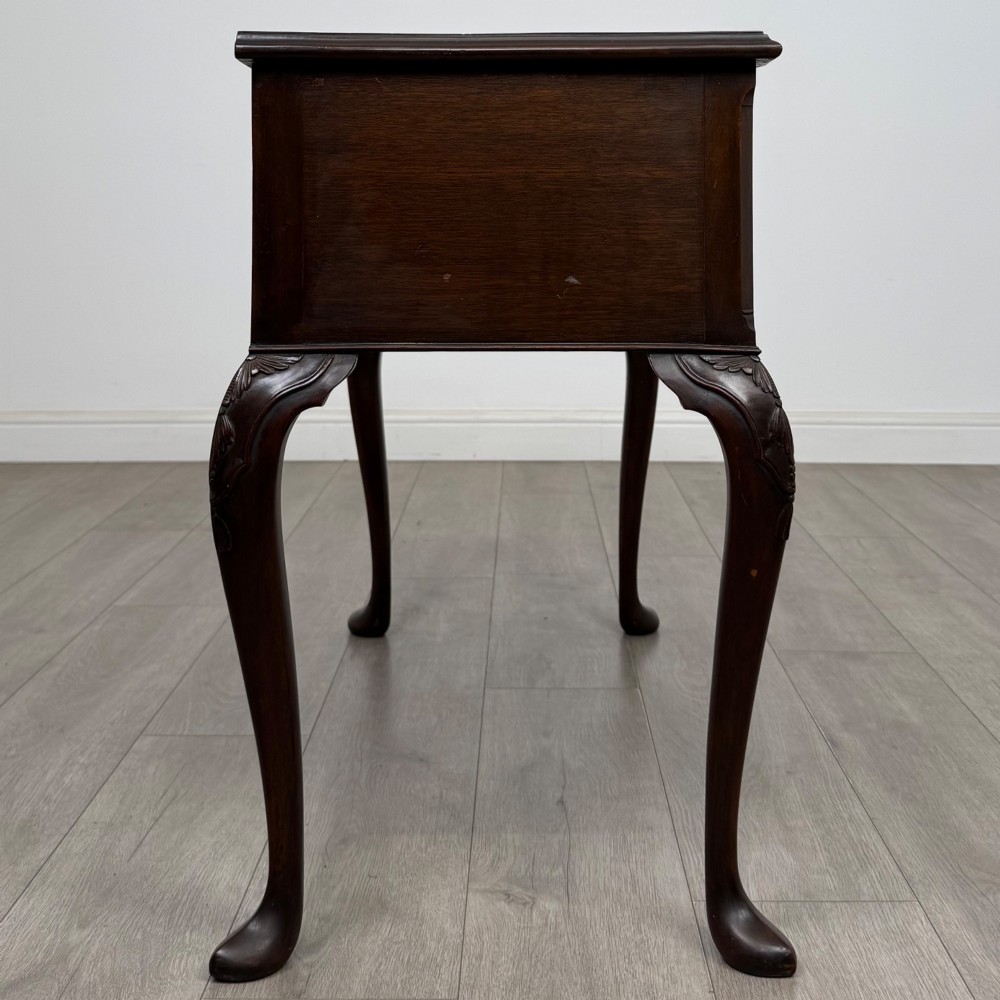 Antique 20th Century Edwardian Writing Table In Mahogany View VII
