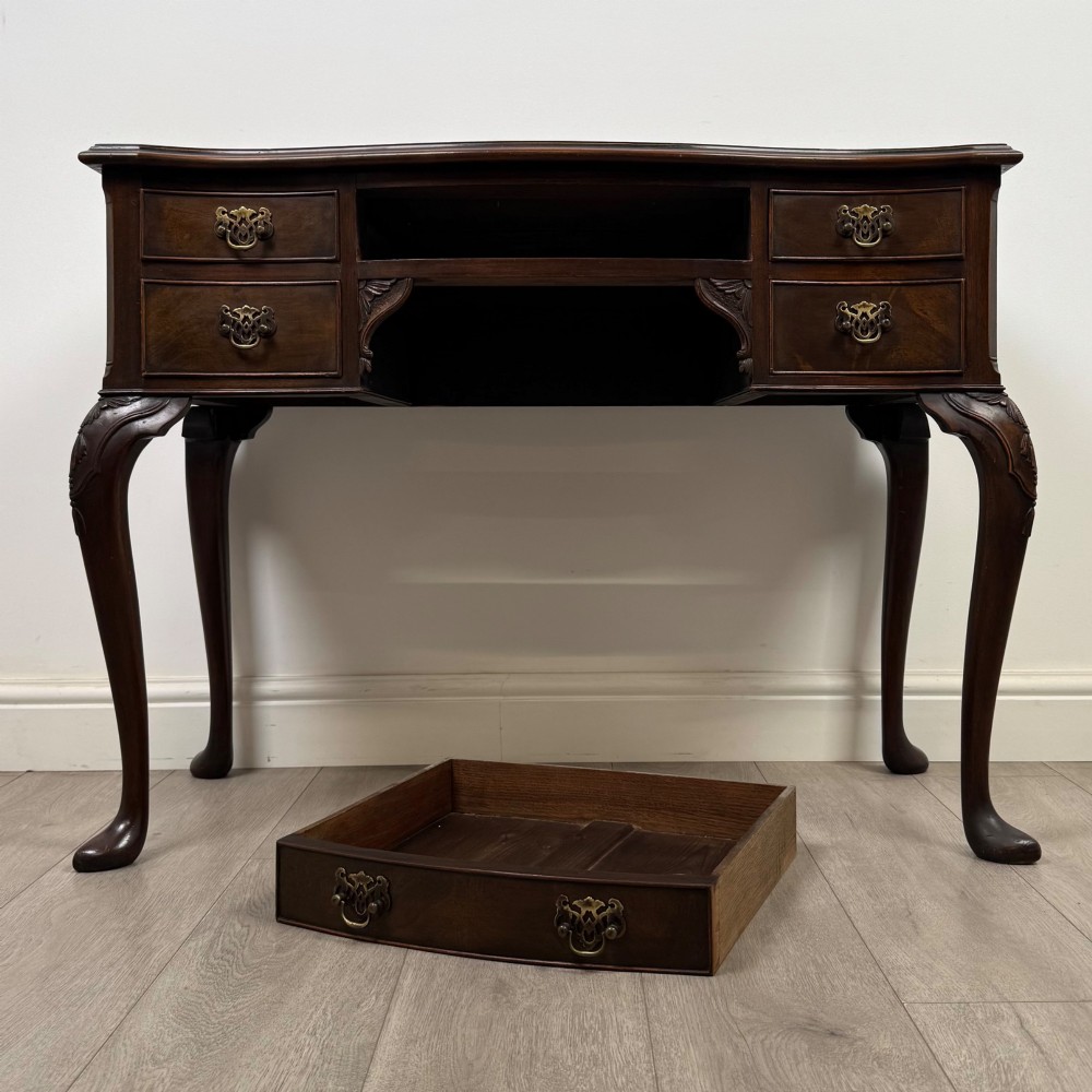 Antique 20th Century Edwardian Writing Table In Mahogany View X