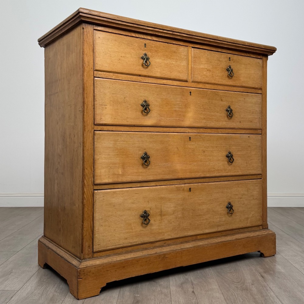 Antique 19th Century Victorian Chest Of Drawers In Ash View VIII