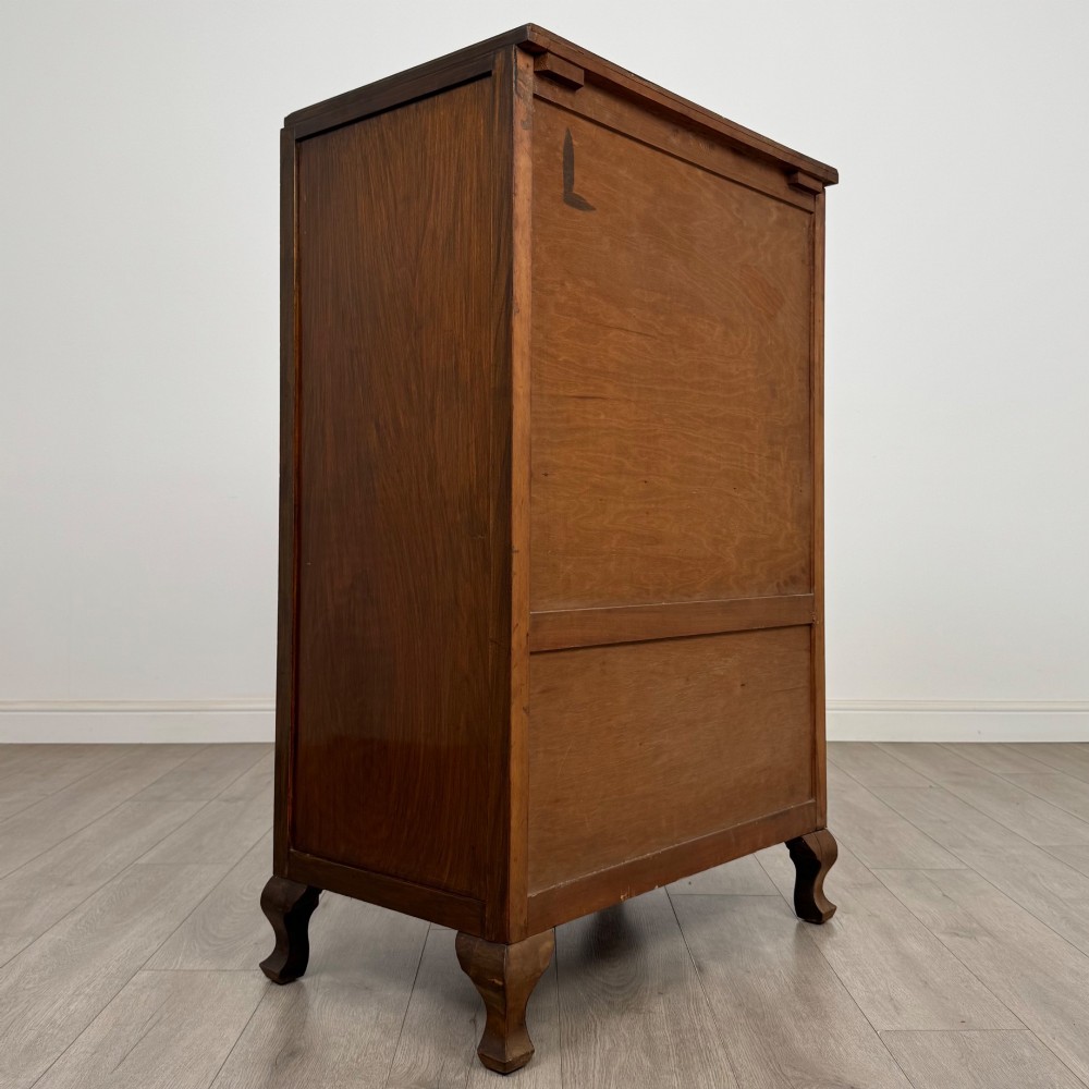 Antique 20th Century Cupboard In Figured Walnut View V