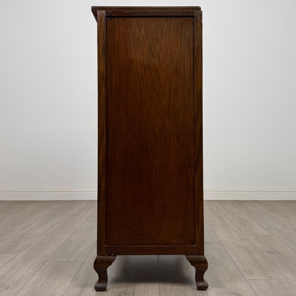 Antique 20th Century Cupboard In Figured Walnut View VIII