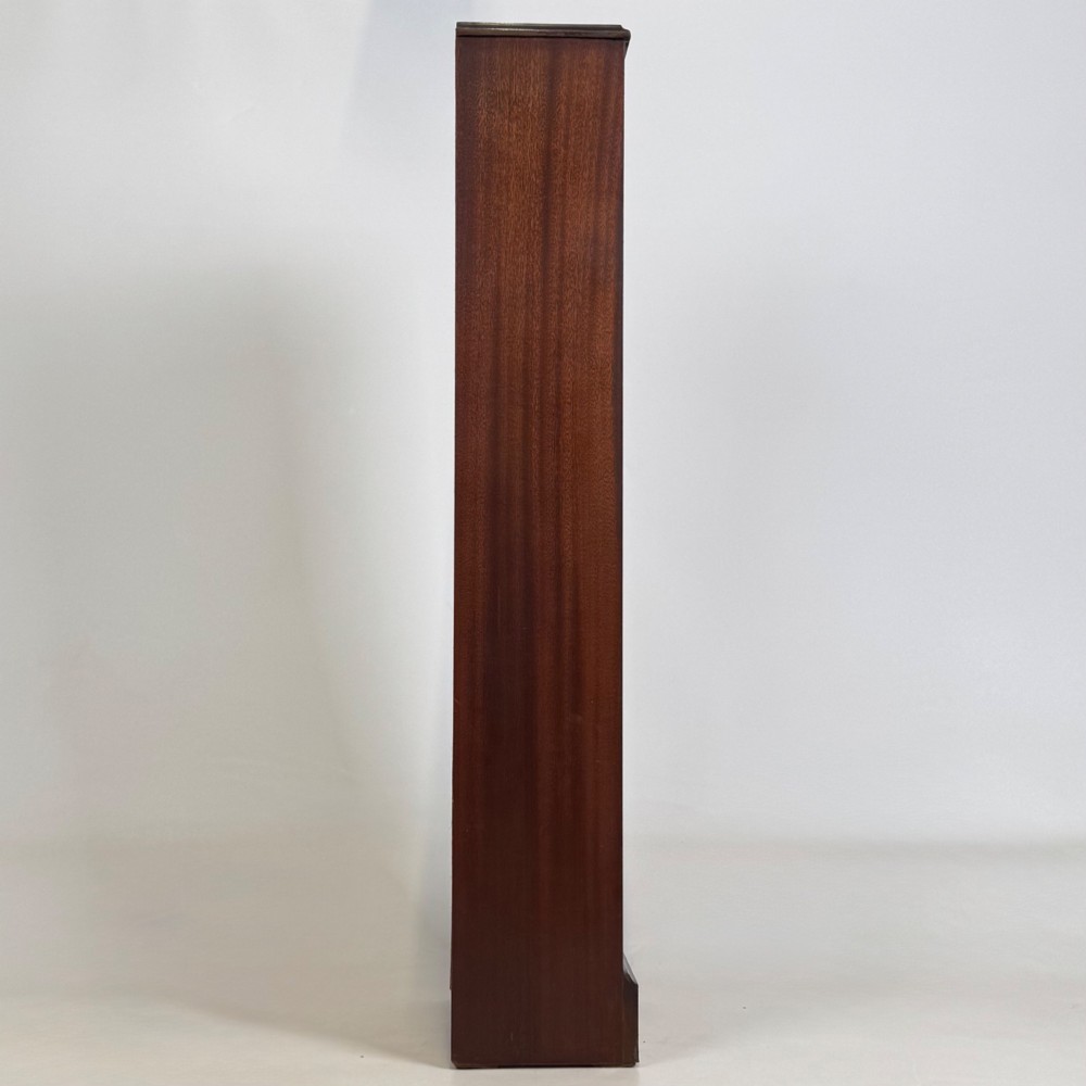Antique 20th Century Narrow Open Bookcase In Mahogany View VIII
