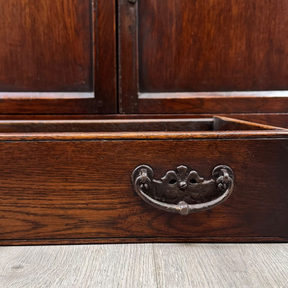 Antique 20th Century Good Quality Welsh Dresser In Oak View XII