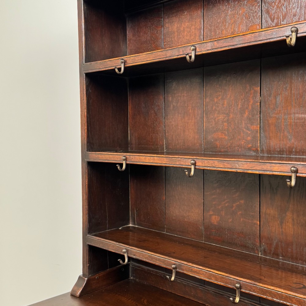 Antique 20th Century Good Quality Welsh Dresser In Oak View XIII