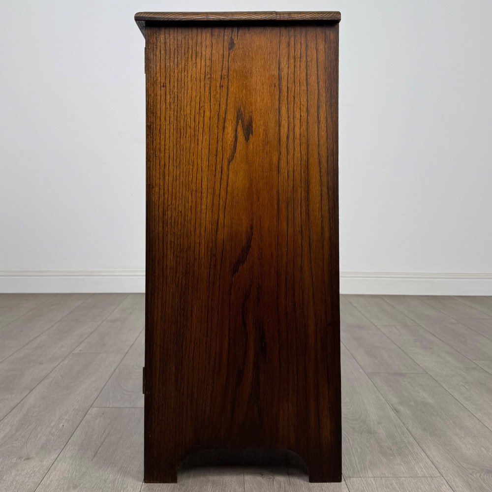 Antique 20th Century Edwardian Cupboard In Oak View IV