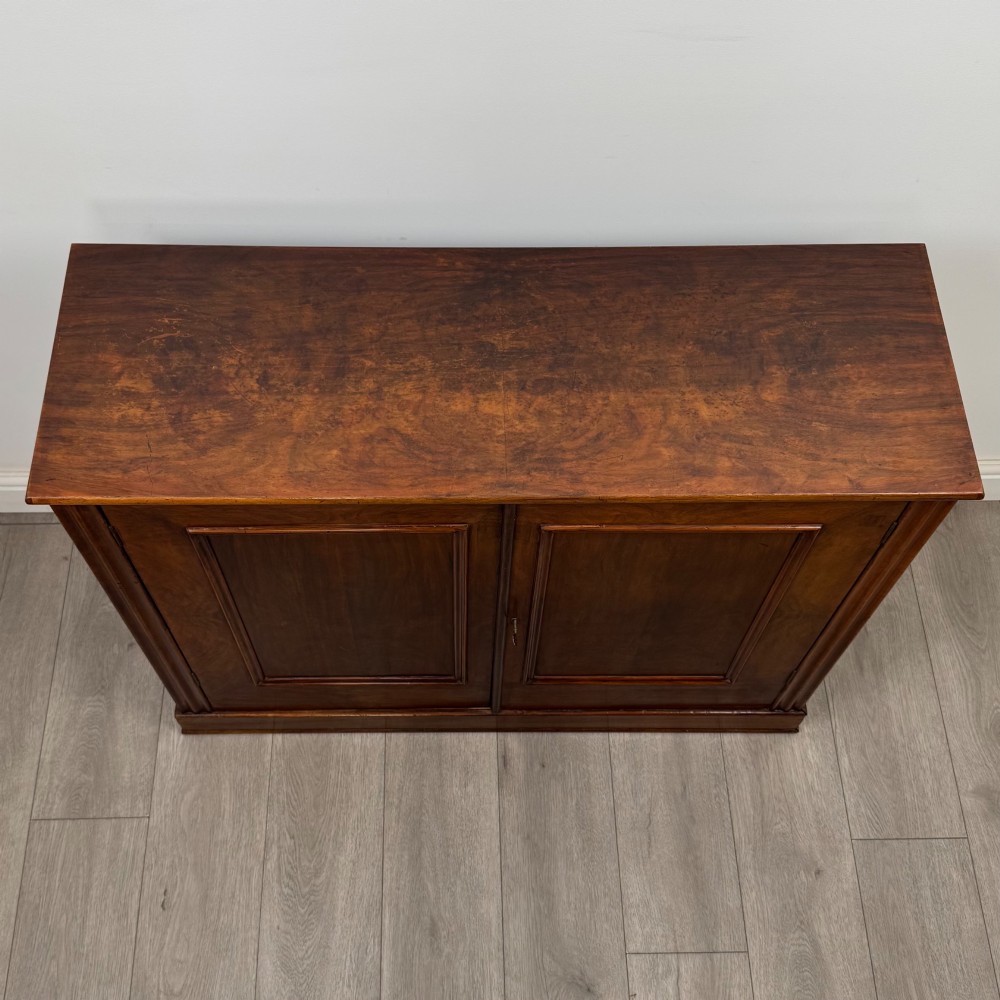 Antique 20th Century Edwardian Cupboard In Figured Walnut View X