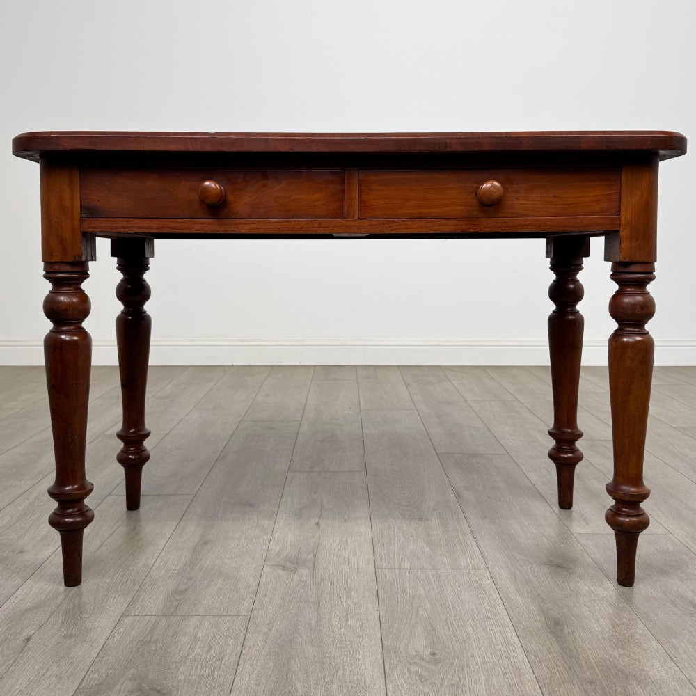 Antique 19th Century Victorian Writing Table In Mahogany