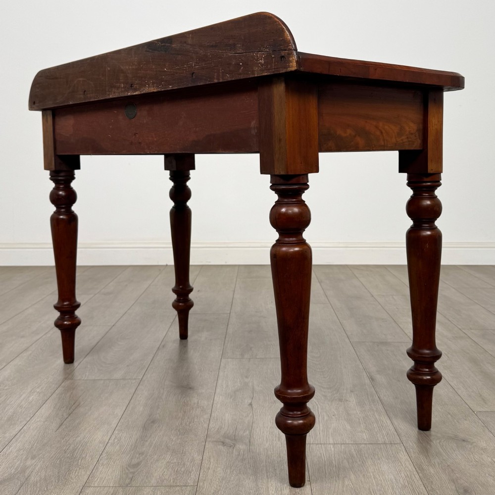 Antique 19th Century Victorian Writing Table In Mahogany View VI