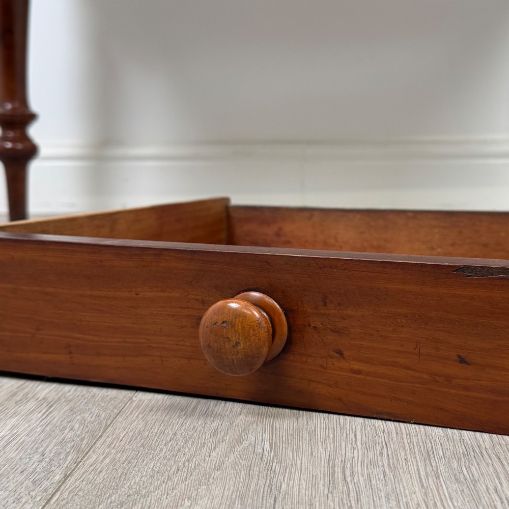 Antique 19th Century Victorian Writing Table In Mahogany View XI